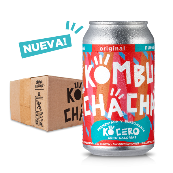 Kombuchacha Original Lata Cero Calorías